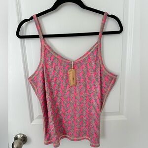 NWT Natural Life Printed Tank